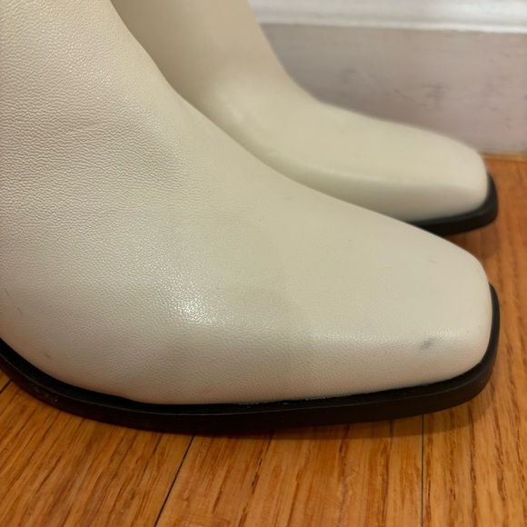 Sam Edelman | Wade Block Heel Knee High Boots In Ivory Size 6.5 - Picture 6 of 11